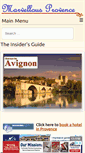 Mobile Screenshot of marvellous-provence.com